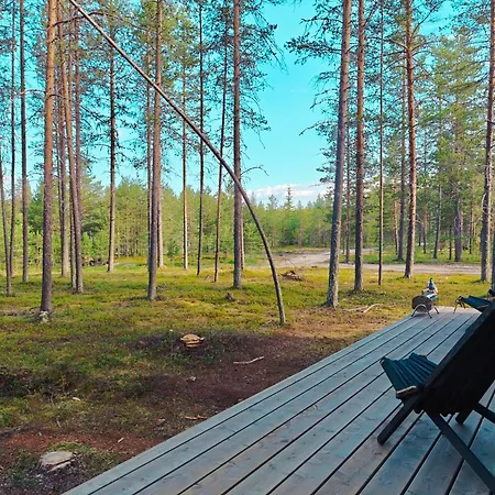 Chalet Lapland Riverside 4 Hilla , Yllaes, Tiny With Sauna, Fireplace, Terrace, Bbq, Wifi, Ski, Fishing, Pets Ok *