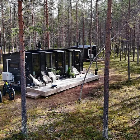Lapland Riverside 4 Hilla , Yllaes, Tiny With Sauna, Fireplace, Terrace, Bbq, Wifi, Ski, Fishing, Pets Ok * Akaslompolo