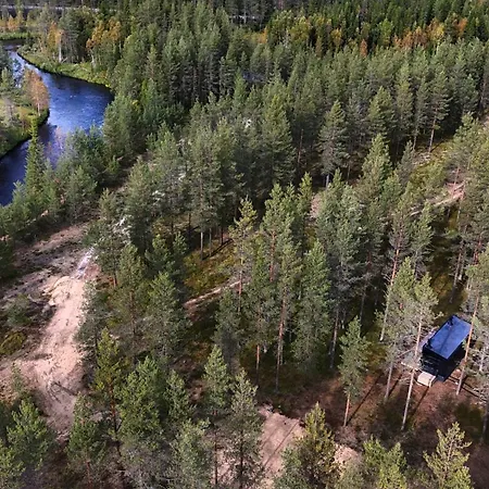 Chalet Lapland Riverside 4 Hilla , Yllaes, Tiny With Sauna, Fireplace, Terrace, Bbq, Wifi, Ski, Fishing, Pets Ok Äkäslompolo