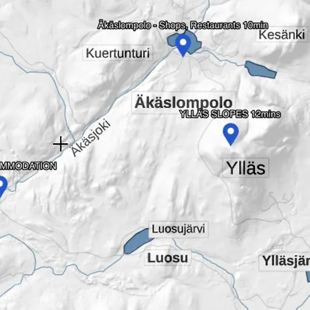 Lapland Riverside 4 Hilla , Yllaes, Tiny With Sauna, Fireplace, Terrace, Bbq, Wifi, Ski, Fishing, Pets Ok Akaslompolo