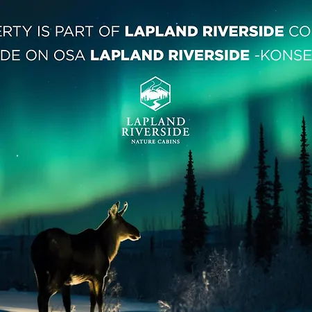 Chalet Lapland Riverside 4 Hilla , Yllaes, Tiny With Sauna, Fireplace, Terrace, Bbq, Wifi, Ski, Fishing, Pets Ok Akaslompolo