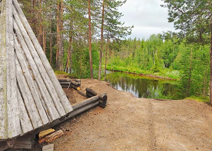 Lapland Riverside 4 Hilla , Yllaes, Tiny With Sauna, Fireplace, Terrace, Bbq, Wifi, Ski, Fishing, Pets Ok