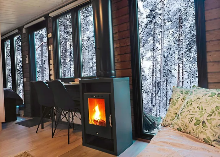 شاليه Lapland Riverside 4 Hilla , Yllaes, Tiny With Sauna, Fireplace, Terrace, Bbq, Wifi, Ski, Fishing, Pets Ok