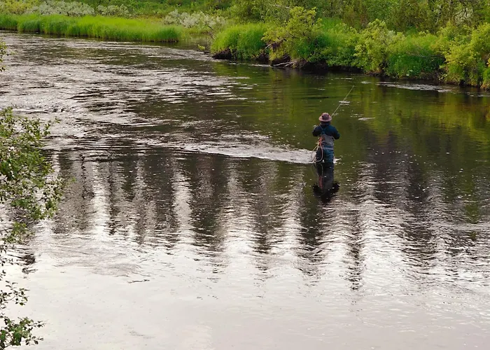 Lapland Riverside 4 Hilla , Yllaes, Tiny With Sauna, Fireplace, Terrace, Bbq, Wifi, Ski, Fishing, Pets Ok *